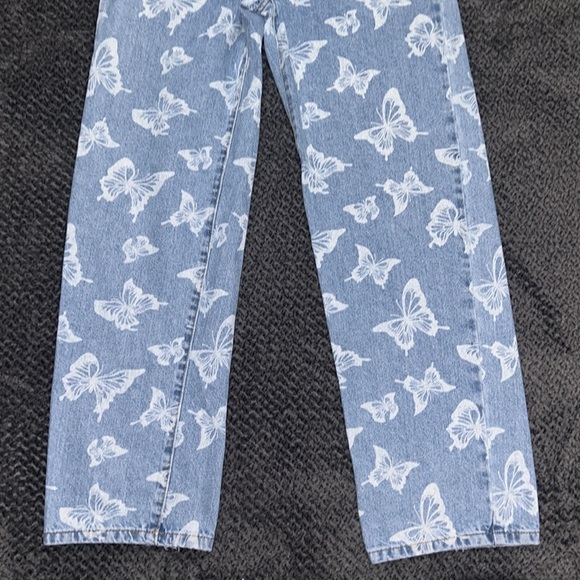 COTTON:ON Blue Butterfly Loose Straight Jean - Picture 8 of 13